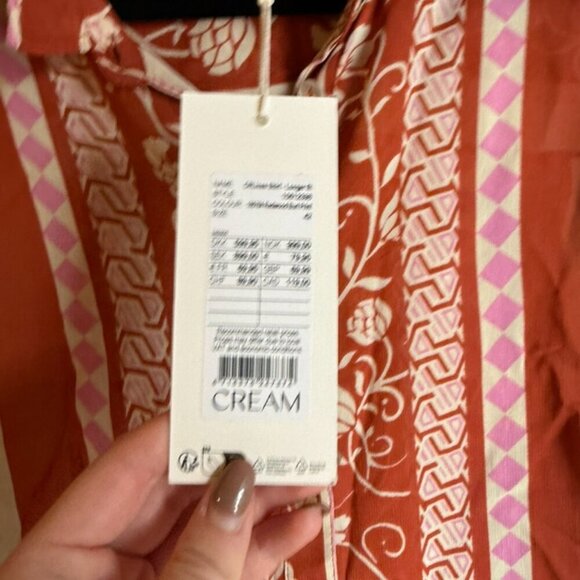 $120 Cream shirt in Redwood Burl Print - Picture 5 of 8